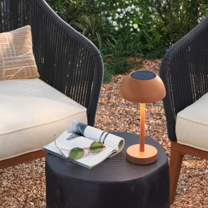 Solar and Rechargeable USB LED Outdoor Table Lamp