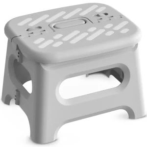 1 Folding Step Stool - Gray