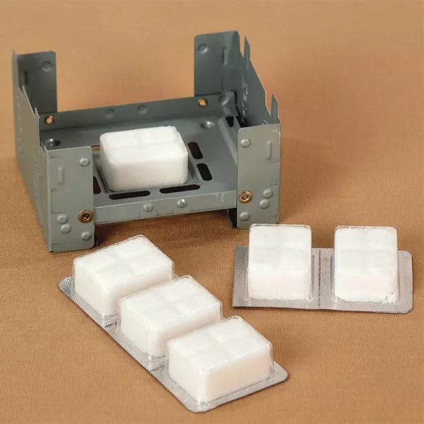 Industrial Revolution Galvanized Steel Foldable Pocket Stove with Fuel for Camping and Emergencies - 图片 3